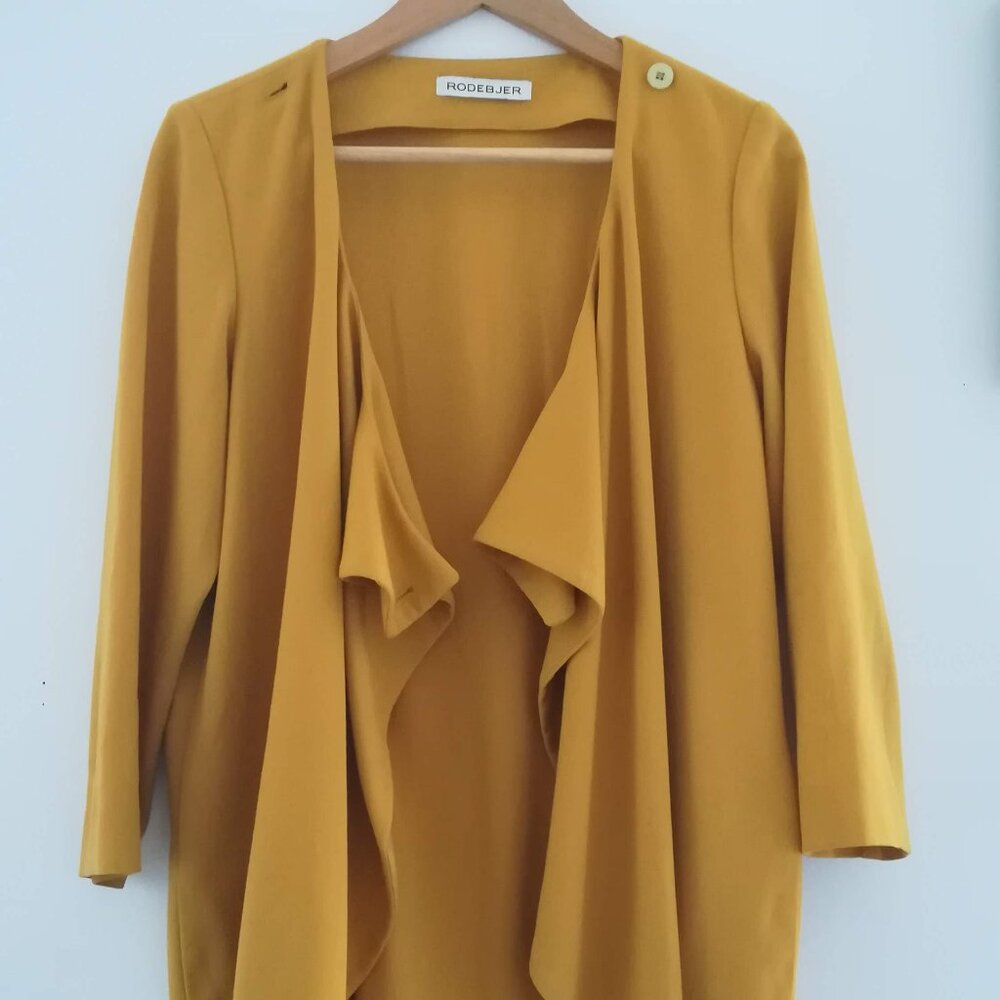 Danish designer Rodebjer Yellow Blazer